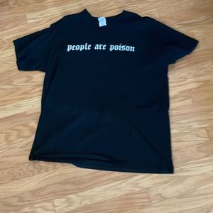 Mens “People Are Poison” Black T-Shirt